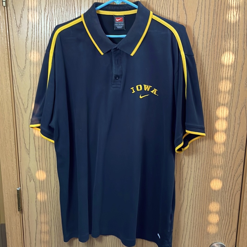 Iowa Hawkeyes Nike Vintage Polo Mens Sz XXL